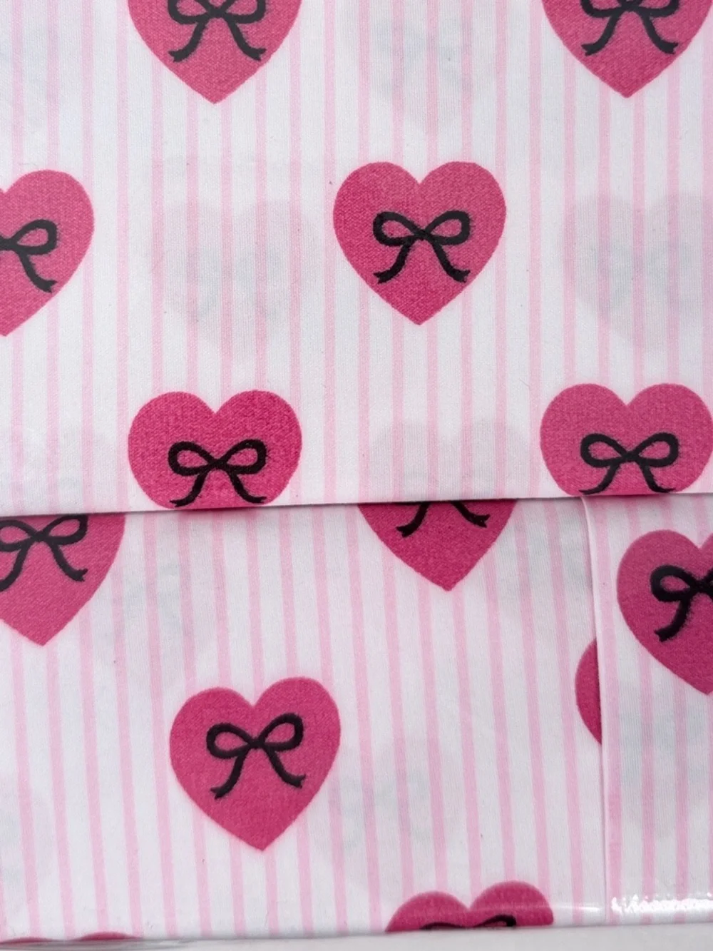 Juicy Couture Home Pink Heart Bow Twin Sheet Set 4 Piece Bedding Set